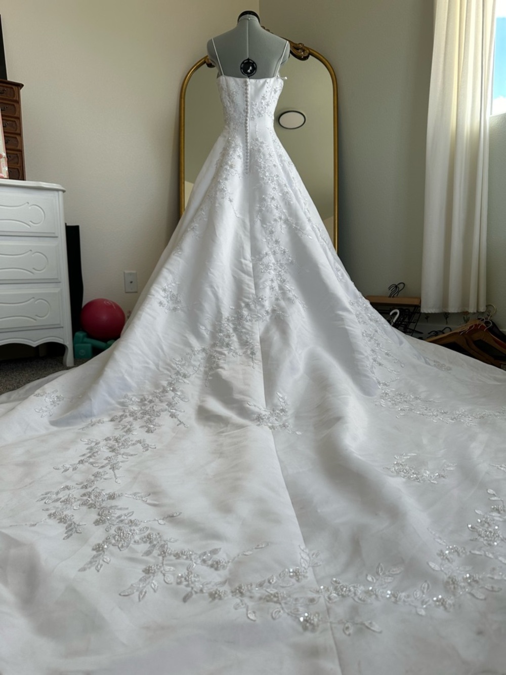 Christina Wu White Strapless A-Line Wedding Gown - Picture 7 of 7